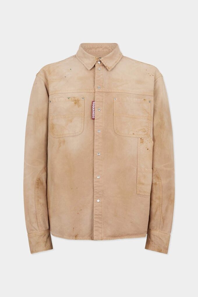 Chemise de charpentier teinte en pièce Chemise de charpentier teinte en pièce