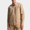 Chemise de charpentier teinte en pièce Chemise de charpentier teinte en pièce