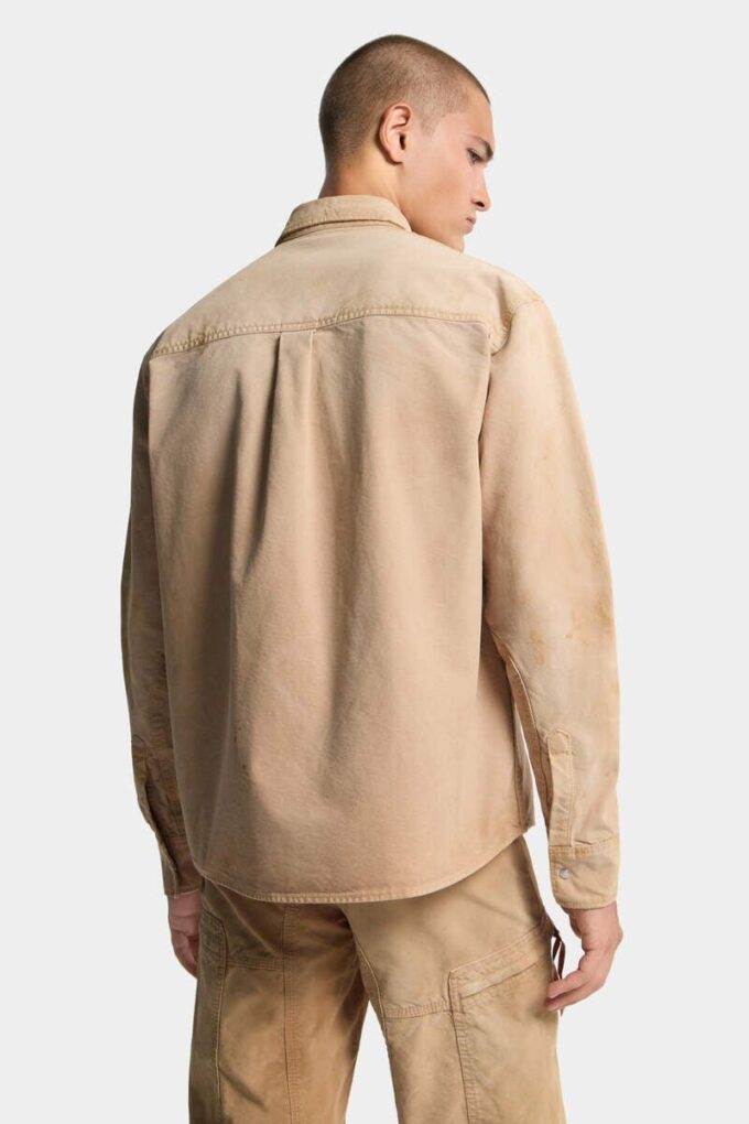 Chemise de charpentier teinte en pièce Chemise de charpentier teinte en pièce