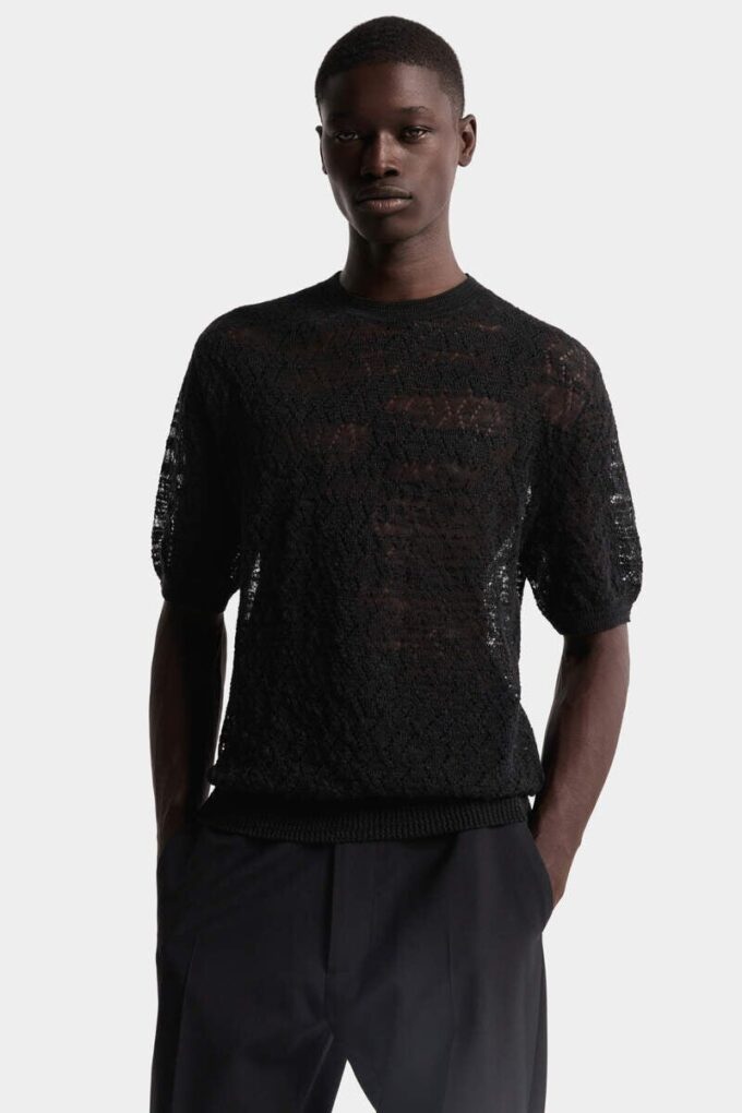 Chemise en maille ajourée Chemise en maille ajourée