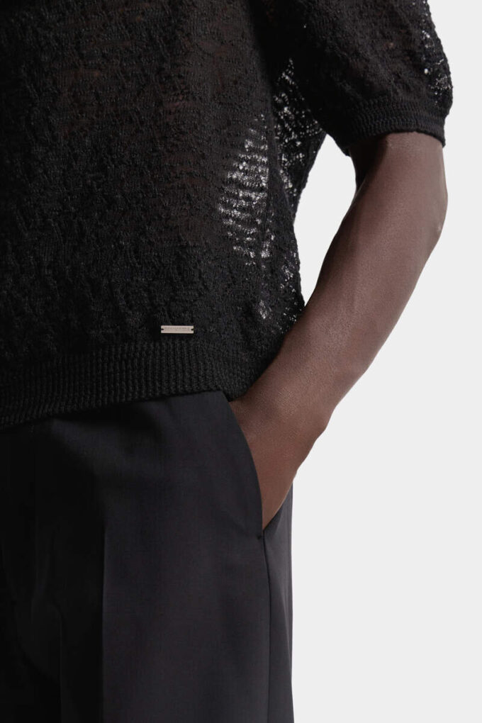 Chemise en maille ajourée Chemise en maille ajourée