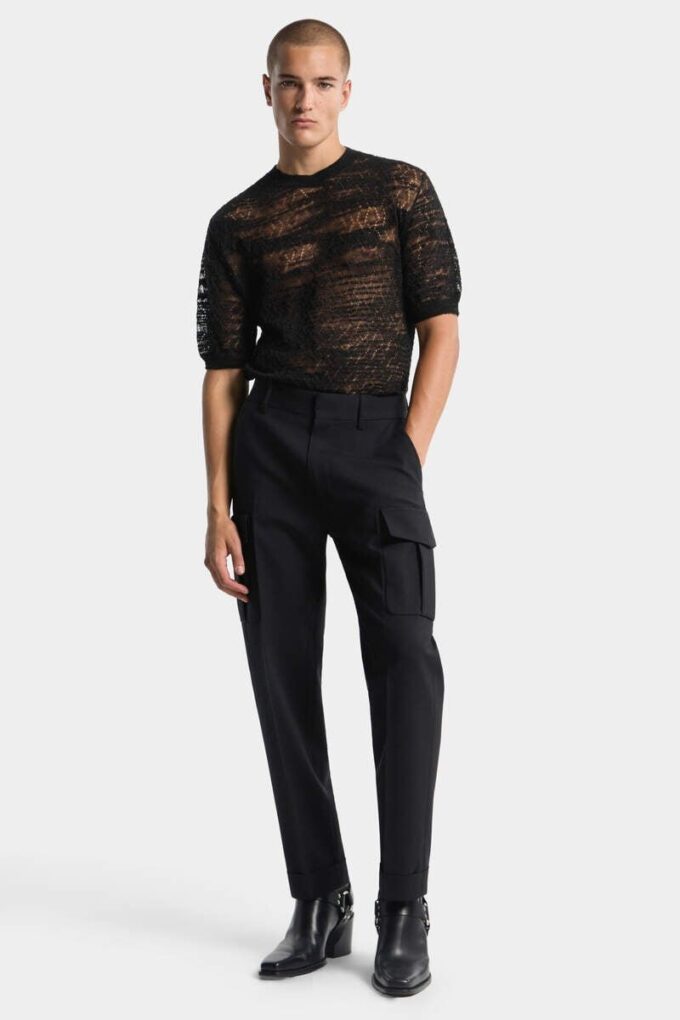 Chemise en maille ajourée Chemise en maille ajourée