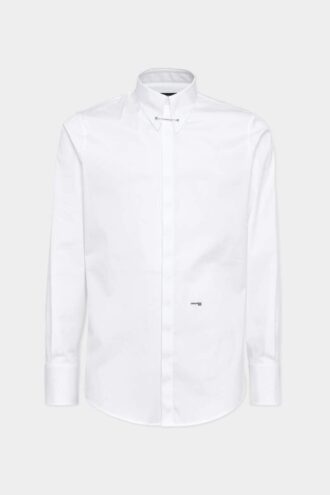 Chemise slim à col à épingle
