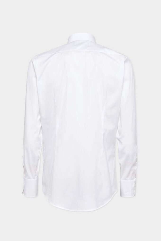 Chemise slim à col à épingle