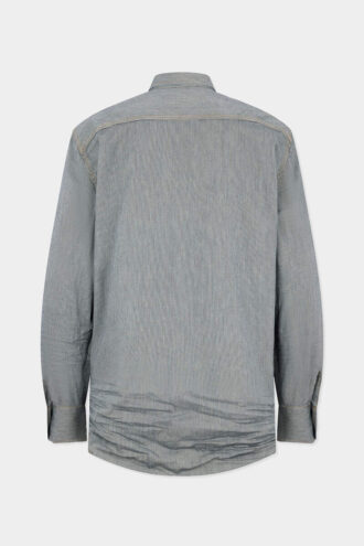 Chemise vintage canadienne en denim rayé