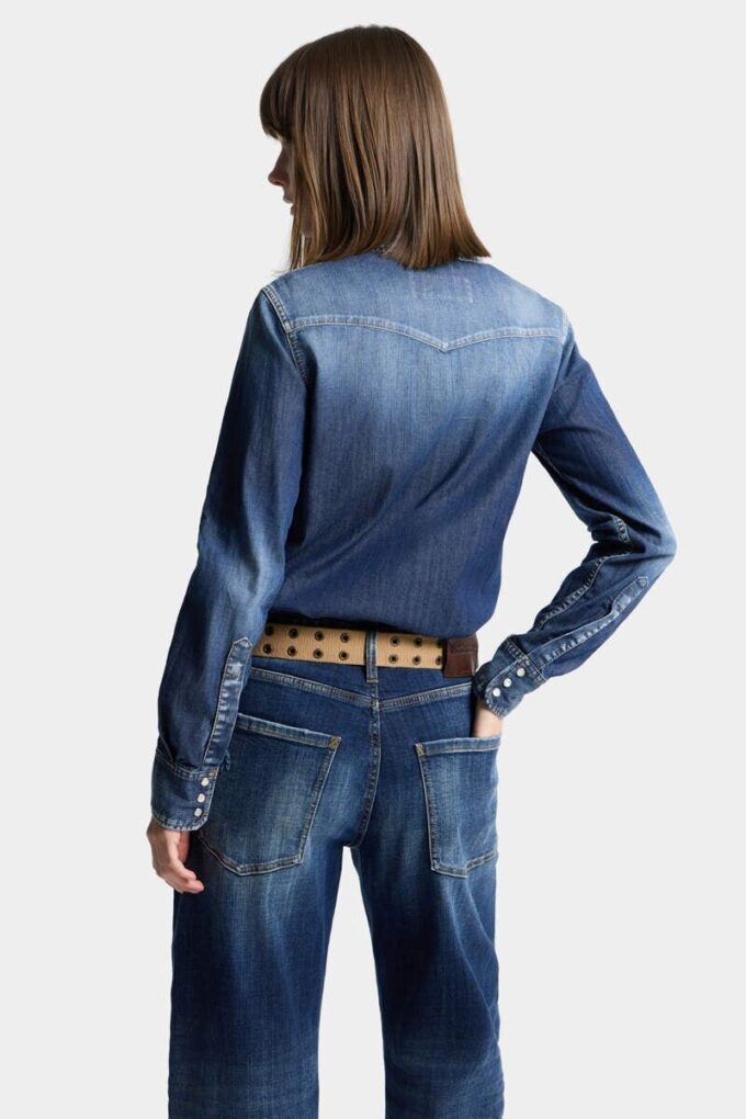 Chemise western basique Perfecto Wash