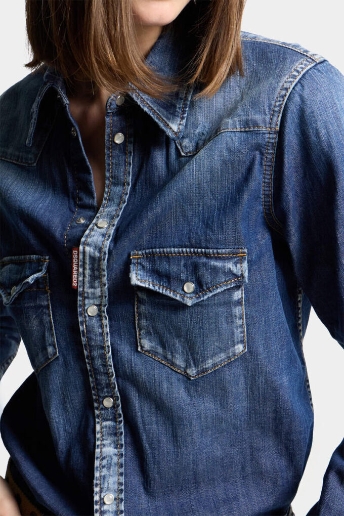 Chemise western basique Perfecto Wash