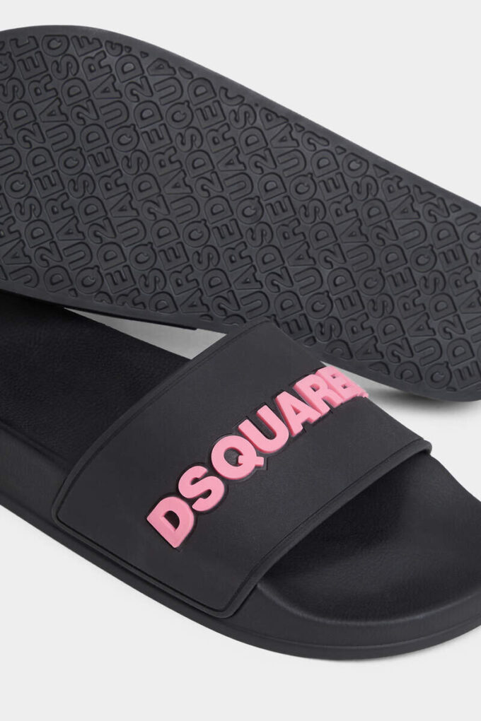 Claquettes à logo Dsquared2 Claquettes à logo Dsquared2