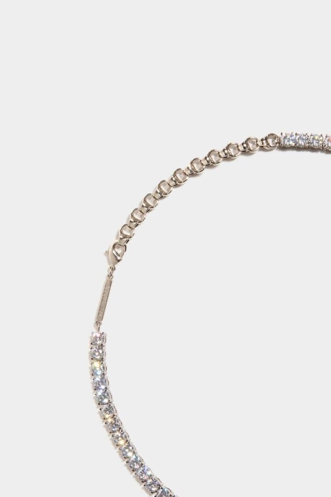 Collier ras-du-cou scintillant