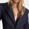 Costume en denim délavé indigo