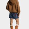 Dsquared2 Rebels Shorts à délavage foncé et coupe raccourcie