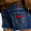 Dsquared2 Rebels Shorts à délavage foncé et coupe raccourcie