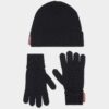 Ensemble bonnet et gants en tricot chaud Ensemble bonnet et gants en tricot chaud