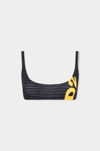 Haut de bikini avec logo Dsquared2