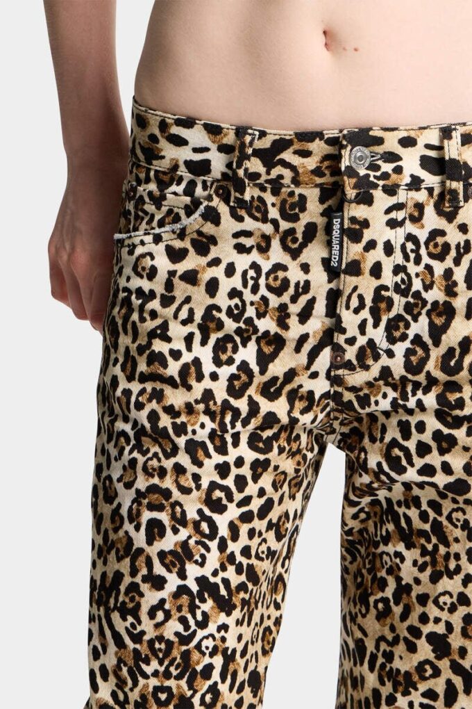 Jeans ample imprimé Wild2