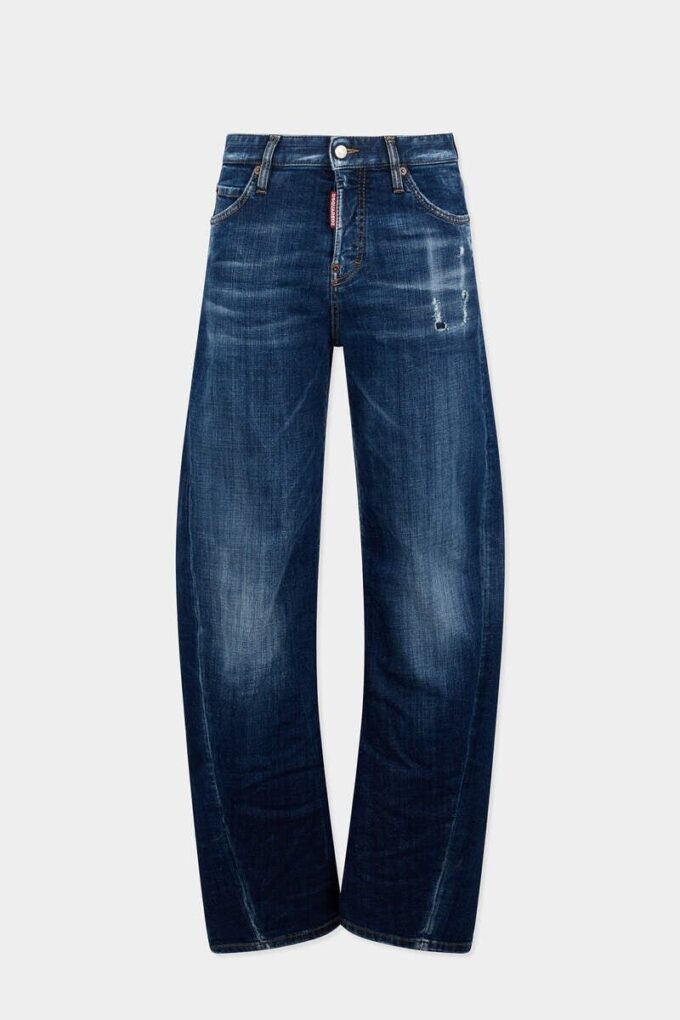 Jeans ample à torsades, délavage Dark Smoker Jeans ample à torsades, délavage Dark Smoker