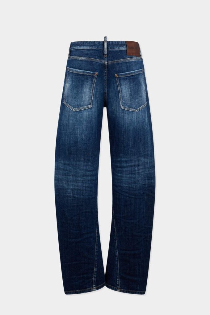 Jeans ample à torsades, délavage Dark Smoker Jeans ample à torsades, délavage Dark Smoker