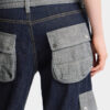 Jeans ample à torsion, délavage foncé Jeans ample à torsion, délavage foncé