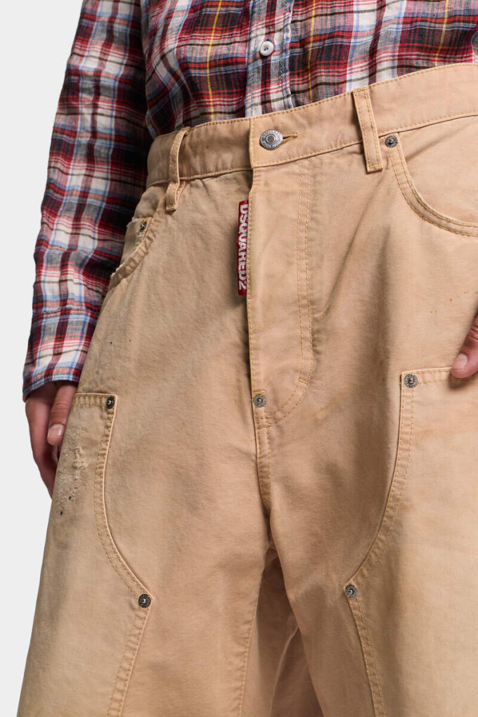 Jeans baggy de charpentier teint en pièce Jeans baggy de charpentier teint en pièce