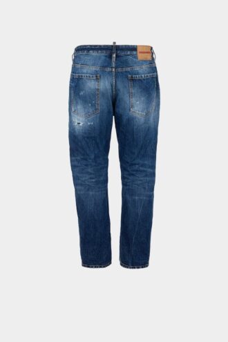 Jeans broyés délavés moyens Jeans broyés délavés moyens