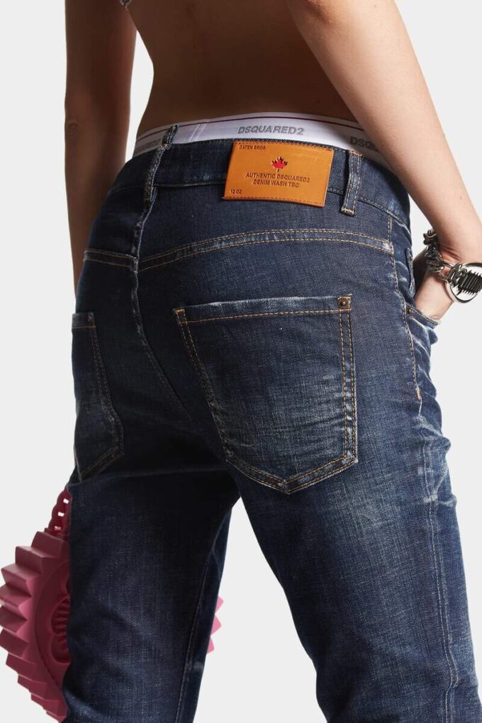 Jeans Cool Girl délavé foncé