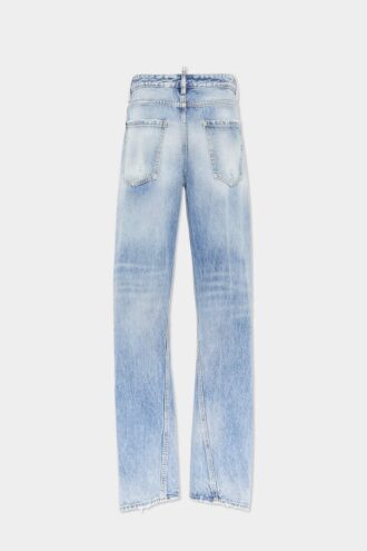 Jeans D2 Twisted délavé clair