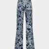 Jeans Dalma délavé Dark Flower
