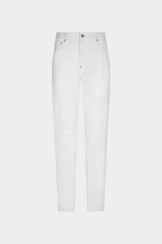 Jeans déchirés teints 642