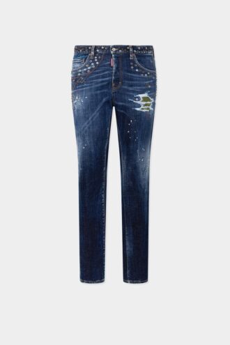 Jeans délavé foncé 642