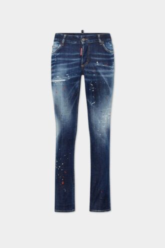 Jeans Jennifer taille moyenne, lavage facile