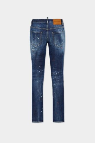 Jeans Jennifer taille moyenne, lavage facile