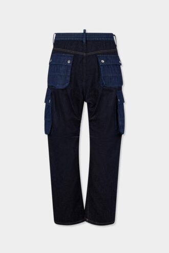 Jeans Kawaii délavés foncés