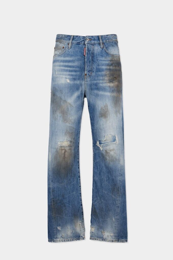 Jeans Loose Twist délavé légèrement sale Jeans Loose Twist délavé légèrement sale
