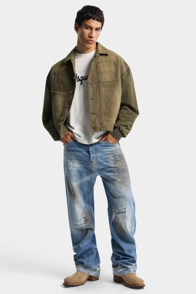 Jeans Loose Twist délavé légèrement sale Jeans Loose Twist délavé légèrement sale