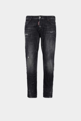 Jeans slim Twist délavé Black Fog