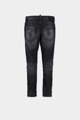 Jeans slim Twist délavé Black Fog