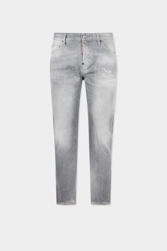 Jeans slim Twist délavé gris brossé