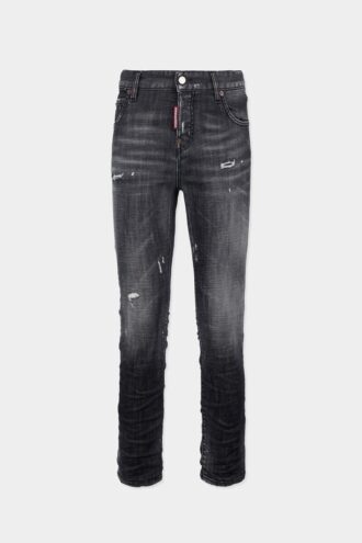 Jeans Teddy délavé Black Fog
