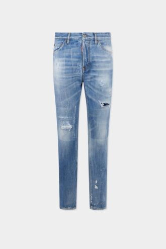Jeans Teddy délavés clairs