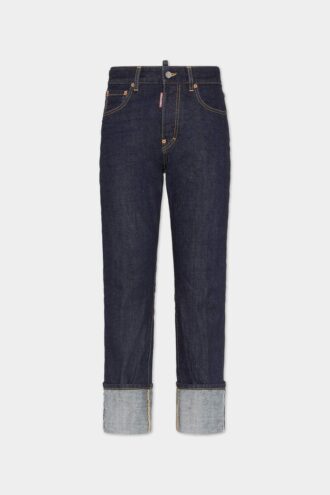 Jeans Tomboy au délavage denim authentique Jeans Tomboy au délavage denim authentique