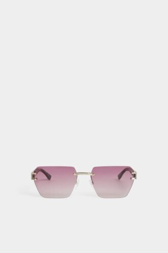 Lunettes de soleil Hype en or et palladium