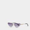Lunettes de soleil Hype Gold Violet