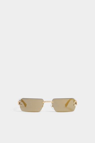Lunettes de soleil Hype Grey en or rose