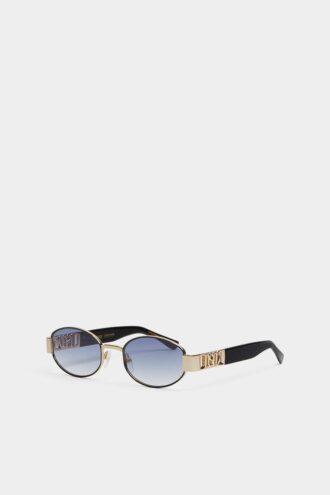 Lunettes de soleil Hype noir et or mat