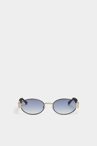 Lunettes de soleil Hype noir et or mat