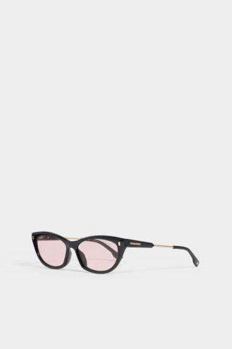 Lunettes de soleil Hype noires et roses