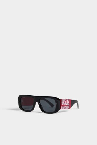 Lunettes de soleil Hype noires et rouges