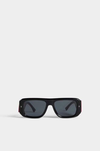 Lunettes de soleil Hype noires et rouges