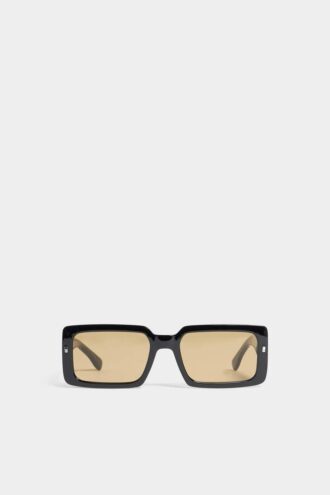 Lunettes de soleil Iconique noires et marron clair