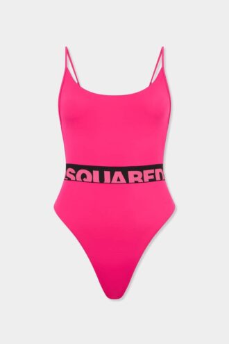 Maillot une pièce avec logo Dsquared2